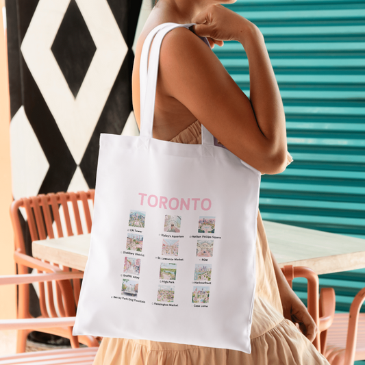 Toronto: The Checklist Tote Bag