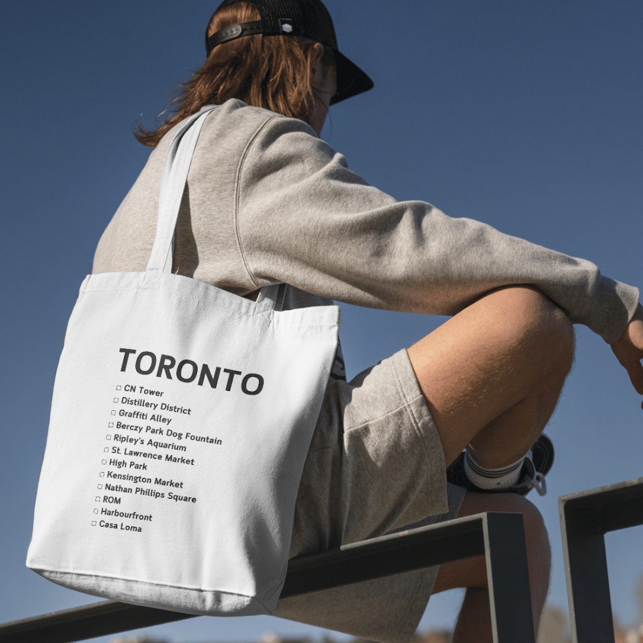 Toronto: The Checklist Tote Bag