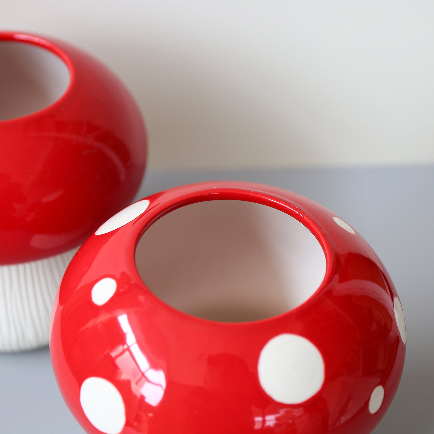 Enchanted Mushroom Ceramic Vases