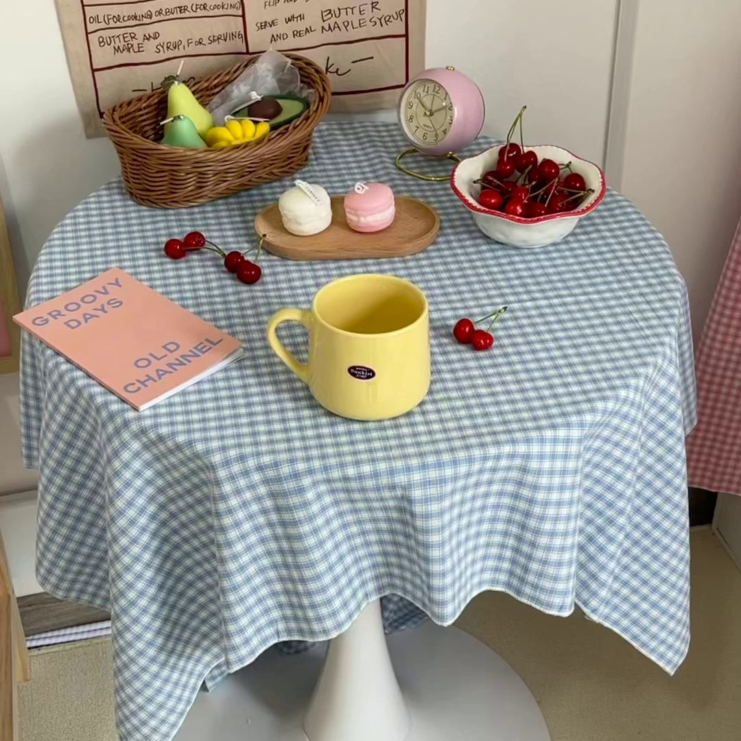 Countryside Checkered Picnic Tablecloth