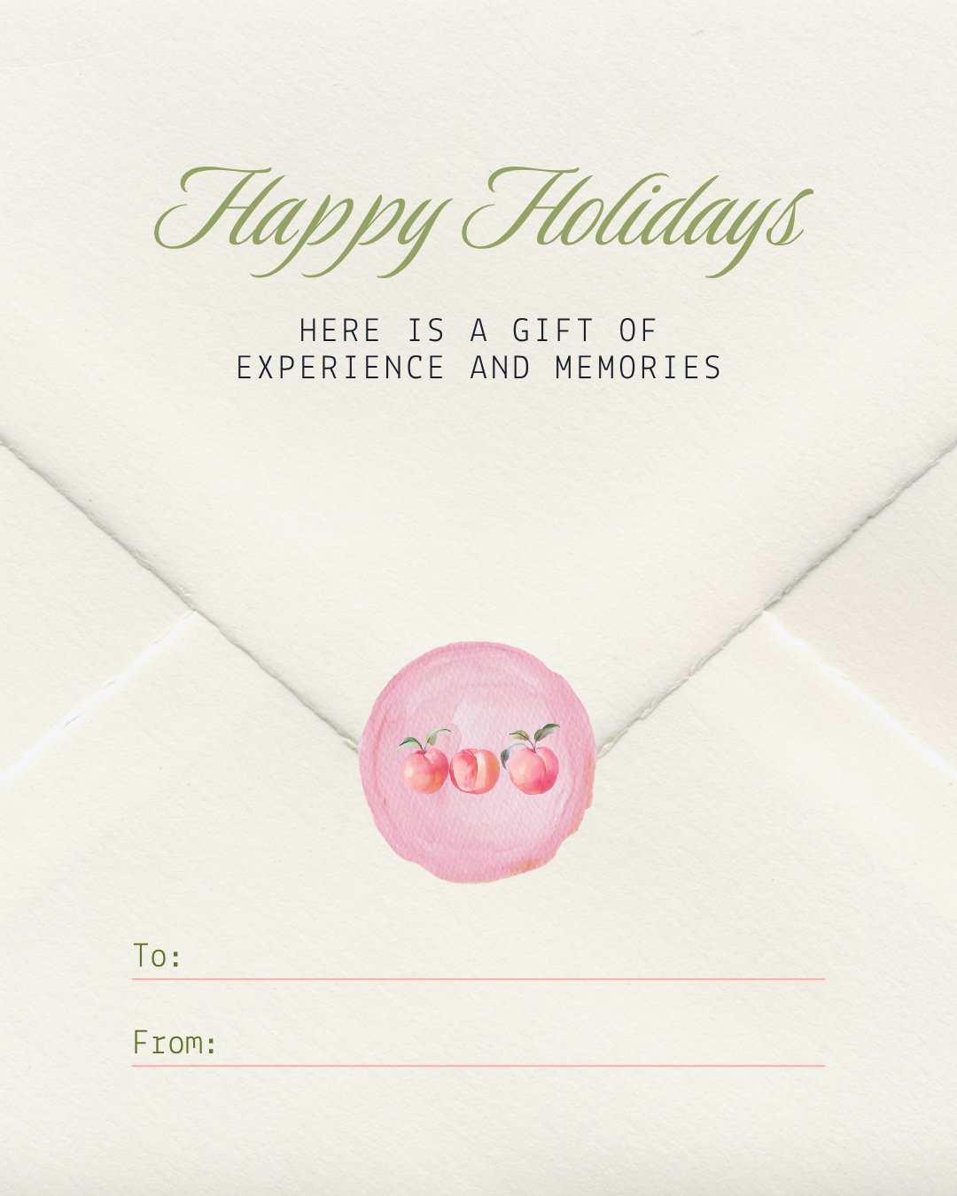 peachies holiday mail (digital)