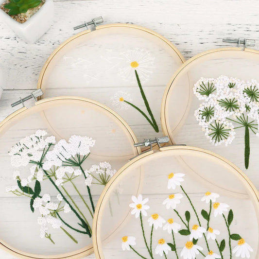 Floral Bliss DIY Embroidery Kit