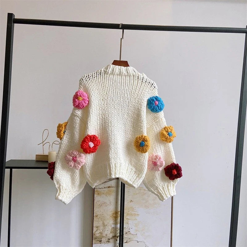 Harajuku Blossom Knit Cardi