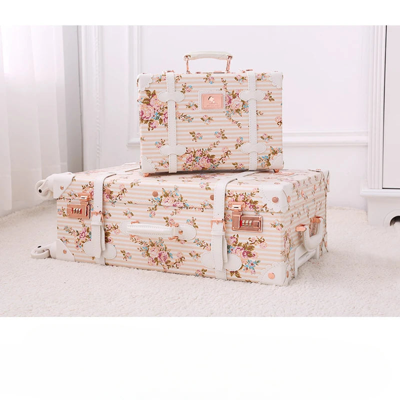 Vintage Voyage Rolling Luggage