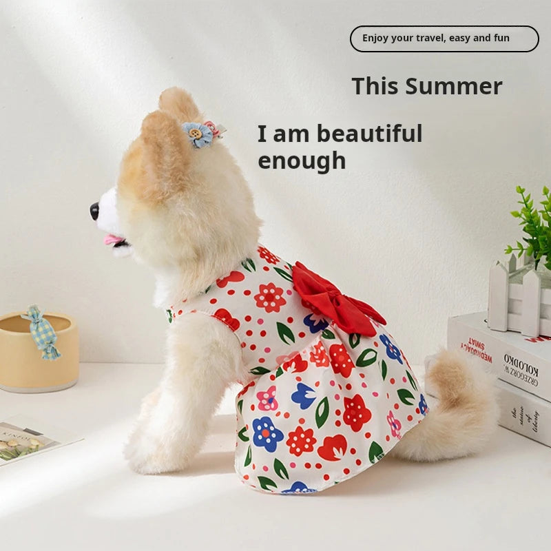 Pawsitively Royal Pet Dress: Sweet Springtime