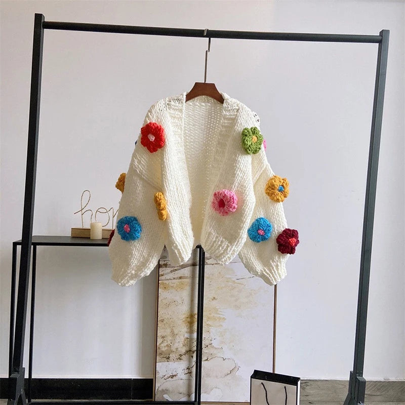 Harajuku Blossom Knit Cardi