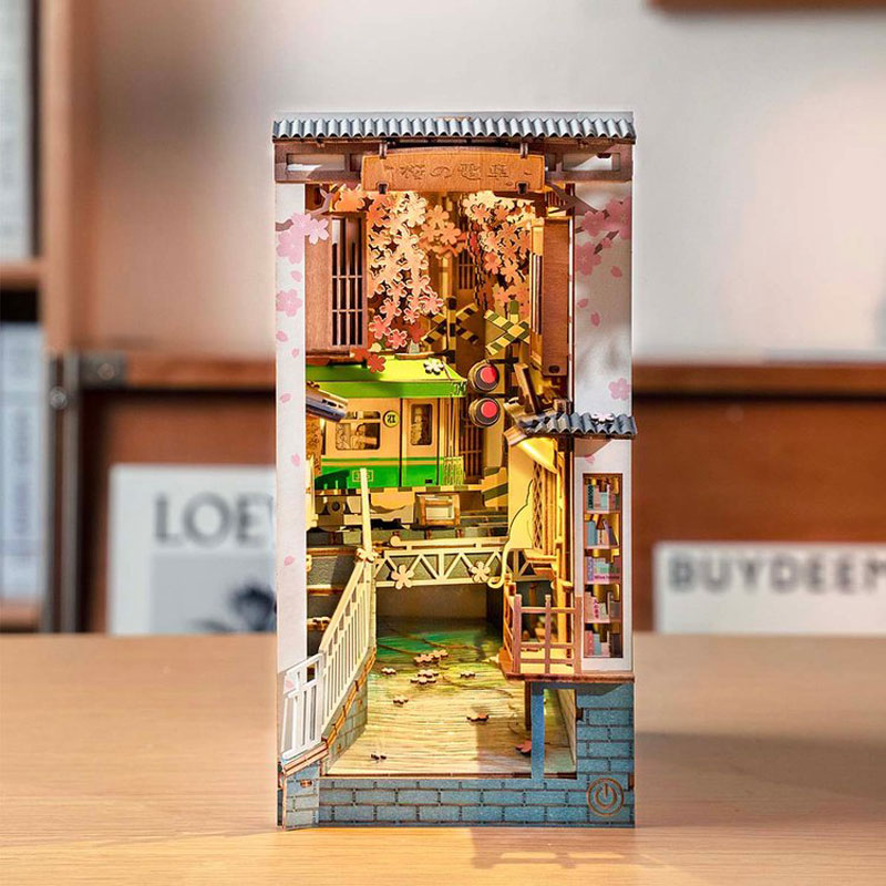 Enchanted Book Nook DIY Miniature Dollhouse Kit